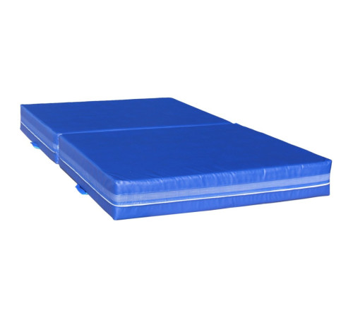 Мат для вправ розкладний MASTER 200 х 120 см - синій