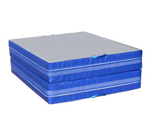 Мат для вправ розкладний MASTER 200 х 120 см - синій