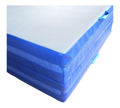 Мат для вправ розкладний MASTER 200 х 120 см - синій