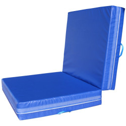 Мат для вправ розкладний MASTER 200 х 120 см - синій