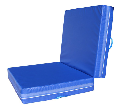 Мат для вправ розкладний MASTER 200 х 120 см - синій