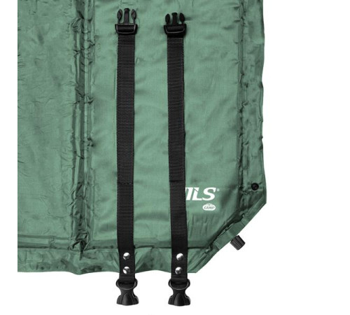 Килимок самонадувний NILS CAMP NC4008, 188 х 57 х 2,5 см - зелений