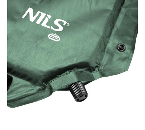 Килимок самонадувний NILS CAMP NC4008, 188 х 57 х 2,5 см - зелений