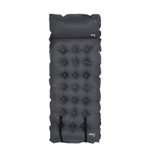 Килимок самонадувний NILS CAMP NC4018, 188 х 66 х 3,5 см - темно-сірий