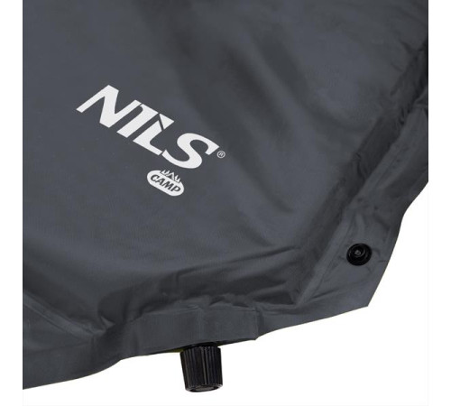 Килимок самонадувний NILS CAMP NC4018, 188 х 66 х 3,5 см - темно-сірий