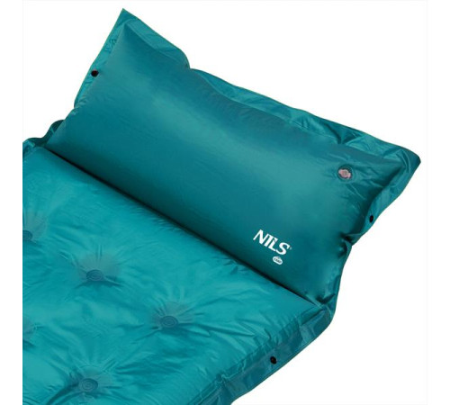 Килимок самонадувний NILS CAMP NC4018, 188 х 66 х 3,5 см - бірюзовий