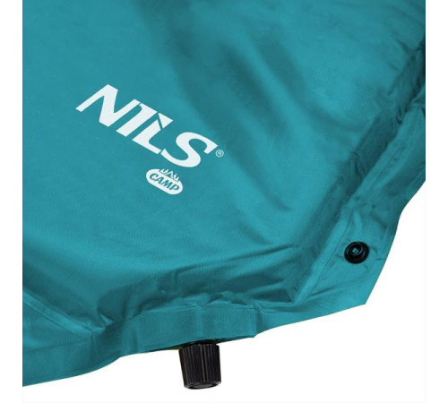 Килимок самонадувний NILS CAMP NC4018, 188 х 66 х 3,5 см - бірюзовий