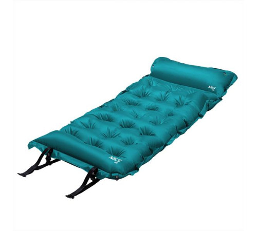 Килимок самонадувний NILS CAMP NC4018, 188 х 66 х 3,5 см - бірюзовий