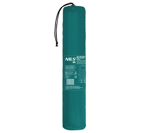 Килимок самонадувний NILS CAMP NC4018, 188 х 66 х 3,5 см - бірюзовий