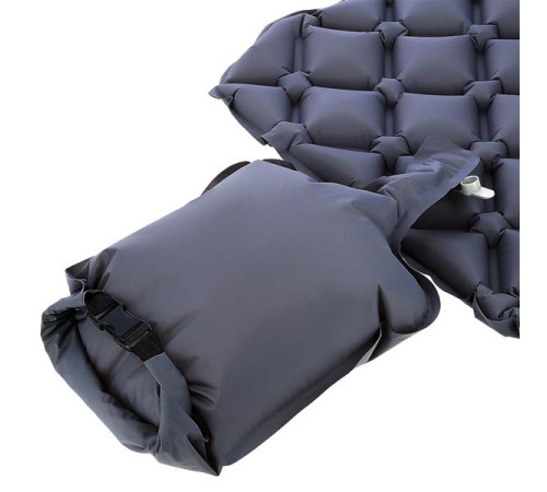 Килимок з насосом NILS CAMP NC4006, 190 х 58 х 5 см - сірий