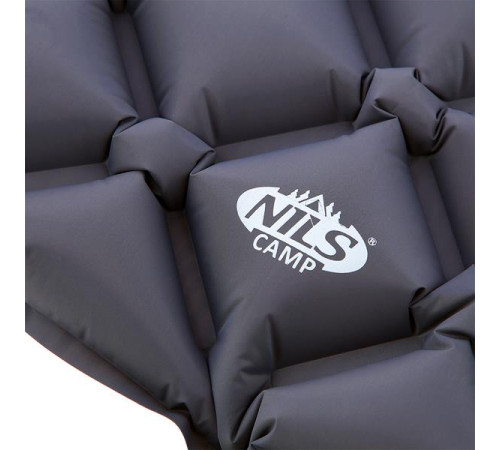 Килимок з насосом NILS CAMP NC4006, 190 х 58 х 5 см - сірий