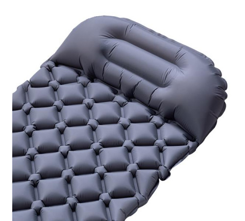 Килимок з насосом NILS CAMP NC4006, 190 х 58 х 5 см - сірий