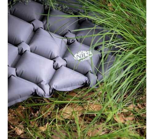 Килимок з насосом NILS CAMP NC4006, 190 х 58 х 5 см - сірий