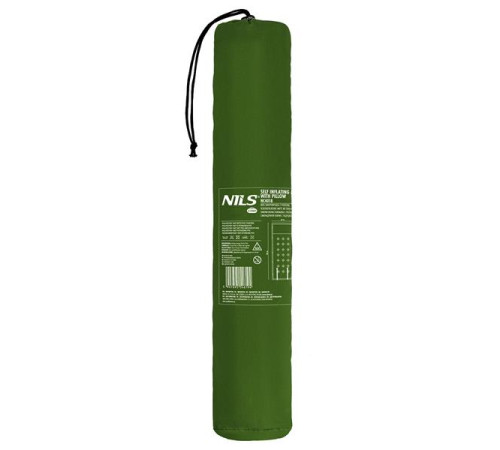 Килимок самонадувний NILS CAMP NC4018, 188 х 66 х 3,5 см - темно-зелений