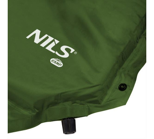 Килимок самонадувний NILS CAMP NC4018, 188 х 66 х 3,5 см - темно-зелений