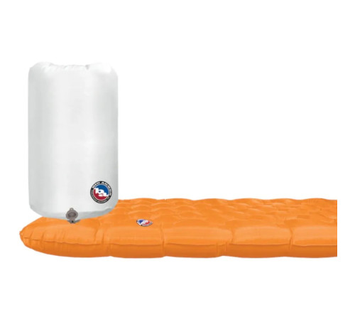 Килимок надувний Big Agnes Zoom UL Insulated 20x72 Regular amber glow - оранжевий