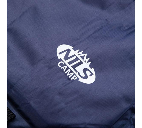 Килимок самонадувний з подушкою NILS CAMP NC4008, 188 х 57 х 2,7 см - синій