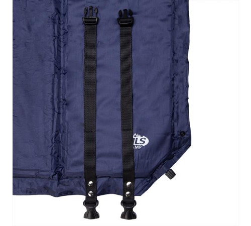 Килимок самонадувний з подушкою NILS CAMP NC4008, 188 х 57 х 2,7 см - синій