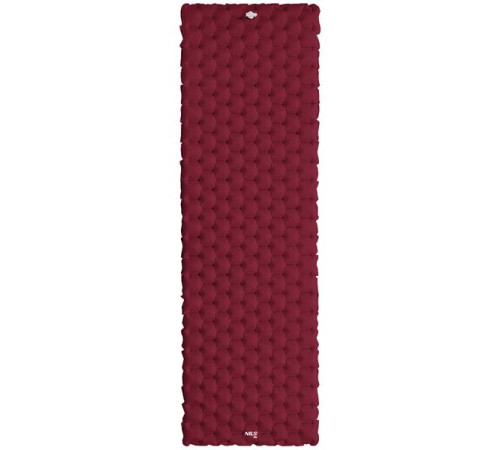 Килимок надувний NILS CAMP NC4007, 240 х 60 х 5 см - бордовий