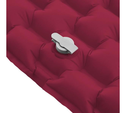 Килимок надувний NILS CAMP NC4007, 240 х 60 х 5 см - бордовий