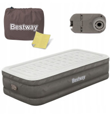 Матрац надуний Bestway 69048 з насосом 191 x 97 x 46 см, бежевий