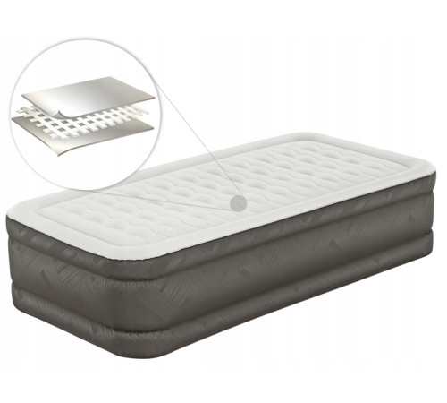 Матрац надуний Bestway 69048 з насосом 191 x 97 x 46 см, бежевий