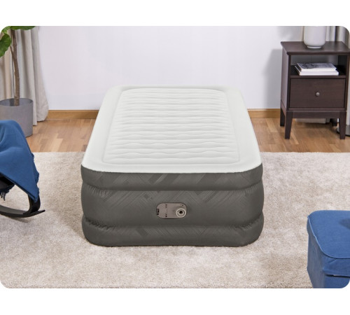 Матрац надуний Bestway 69048 з насосом 191 x 97 x 46 см, бежевий