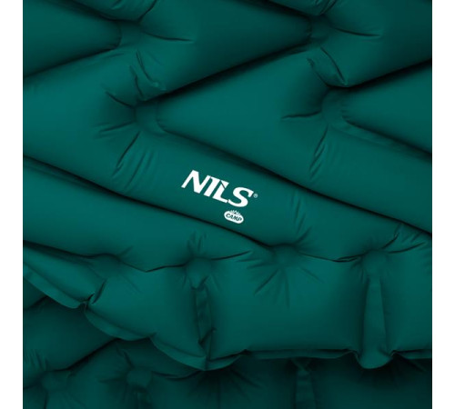 Килимок туристичний NILS CAMP NC4005, 193 х 56 х 5,5 см - темно-зелений