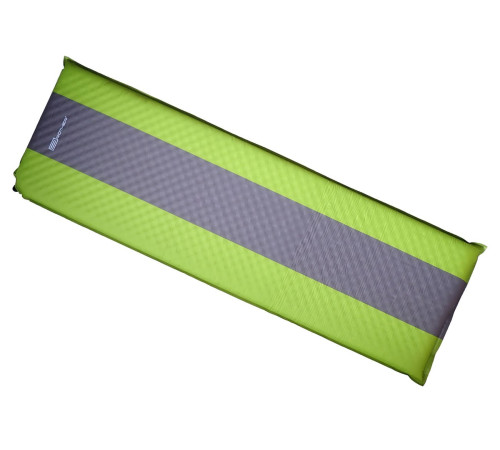 Матрац самонадувний АCRA L42 195х60 см, зелено-сірий