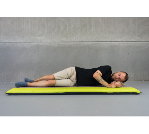 Матрац самонадувний АCRA L42 195х60 см, зелено-сірий