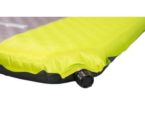 Матрац самонадувний АCRA L42 195х60 см, зелено-сірий