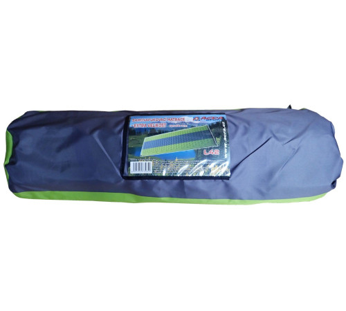 Матрац самонадувний АCRA L42 195х60 см, зелено-сірий