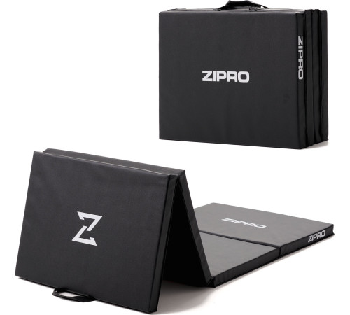 Гімнастичний матрац Zipro 4 шт. 180 см х 60 см х 4 см чорний Гімнастичний матрац Zipro 4 шт. 180 см х 60 см х 4 см чорний