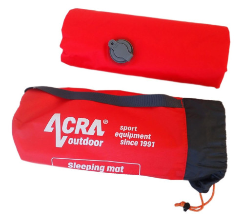 Матрац надувний ACRA L48-CRV 188х55 см, червоний