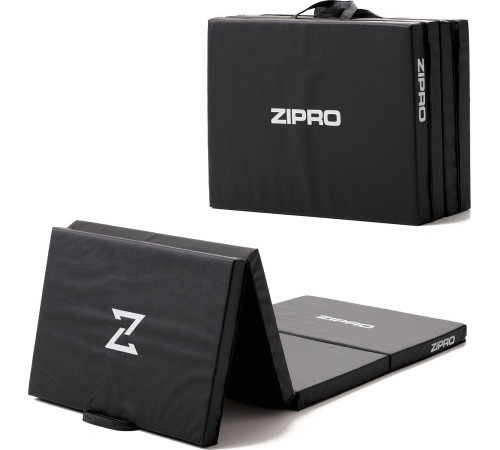 Гімнастичний матрац Zipro 4 шт. 180 см х 60 см х 5 см чорний Гімнастичний матрац Zipro 4 шт. 180 см х 60 см х 5 см чорний