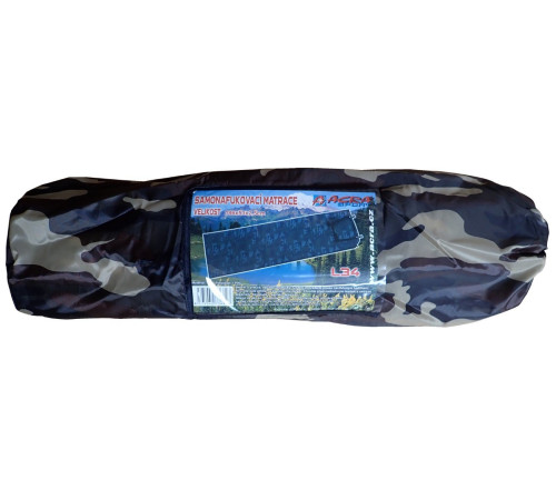 Матрац самонадувний ACRA L34 186х53, камуфляжний