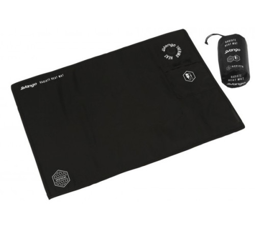 Килимок нагрівальний Vango Radiate Heat Mat, 60 х 40 см - чорний