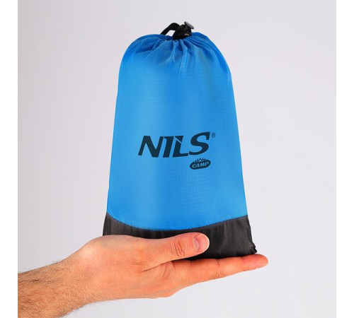 Килимок NILS CAMP RIPSTOP NC1716, 200 х 210 - чорно-синій