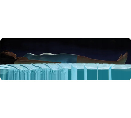 Матрац надувний INTEX 64144 з насосм 203 x 183 x 25 см, чорний