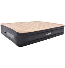 Матрац надувний AVENLI Queen High Raised 203x157 см, чорно-бежевий