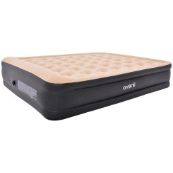 Матрац надувний AVENLI Queen High Raised 203x157 см, чорно-бежевий