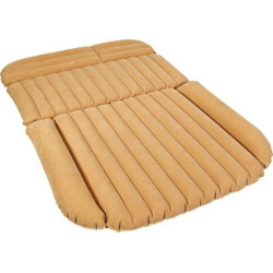 Матрац надувний автомобільний Costway з електронасосом, 190 х 123 х 12,5 см - бежевий