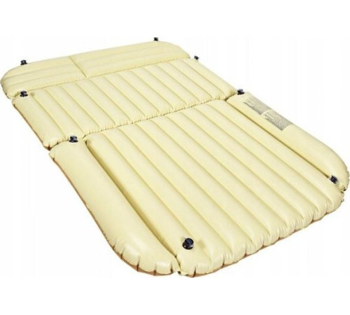 Матрац надувний автомобільний Costway з електронасосом, 190 х 123 х 12,5 см - бежевий