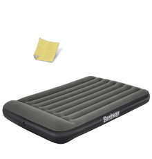 Матрац надувний Bestway 67681 191x137 см, чорно-сірий
