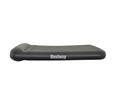 Матрац надувний Bestway 67682 203x152 см, чорно-сірий