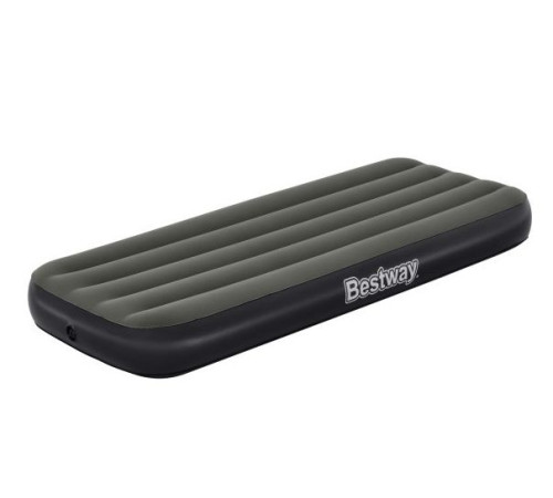 Матрац надувний Bestway 6713K 185x76 см, чорно-сірий