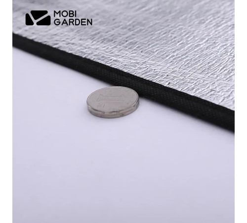 Килимок Mobi Garden Aluminium NX20663008 180 х 200 см, сріблястий