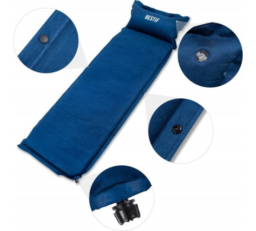 Килимок самонадувний Bestif 200х66 см, синій