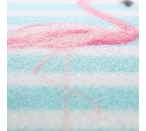 Покривало для пікніка NILS CAMP NC8005 FLAMINGO 200x200 см - бірюзово-рожевий