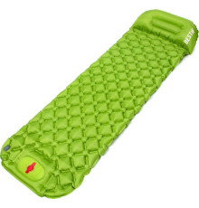 Матрац надувний Bestif Trekking BMT10 з вбудованим насосом 190x56 см, салатовий